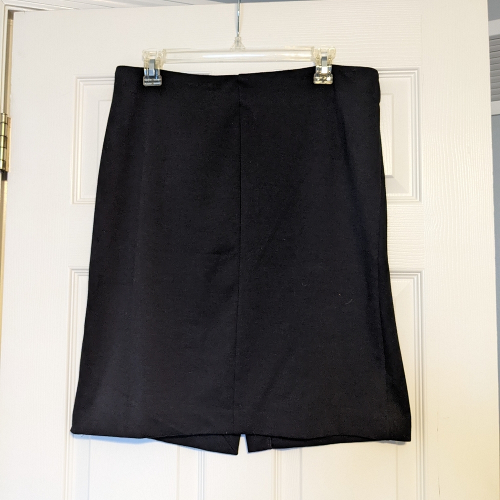 Elle Black Pencil Skirt | 12